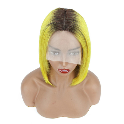 Raw Virgin Transparent HD Lace Frontale Mensenhaar Peruk 100% Bob Peruk Remy Haar 250g-450g