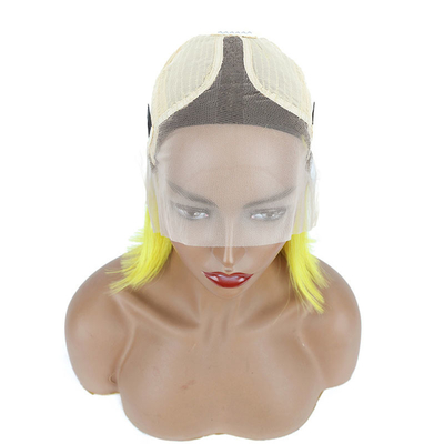Raw Virgin Transparent HD Lace Frontale Mensenhaar Peruk 100% Bob Peruk Remy Haar 250g-450g