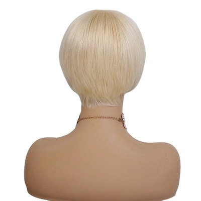 Wigs van kant 613 Blonde kleur Peruaanse korte bob Mensenhaar Wigs voor zwarte vrouwen