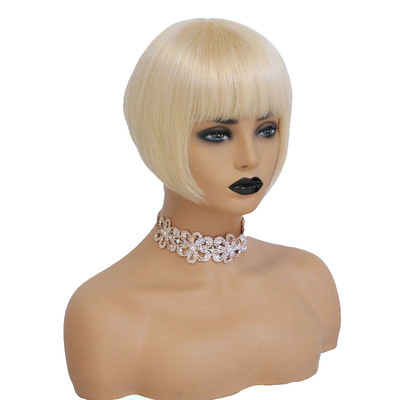 Wigs van kant 613 Blonde kleur Peruaanse korte bob Mensenhaar Wigs voor zwarte vrouwen