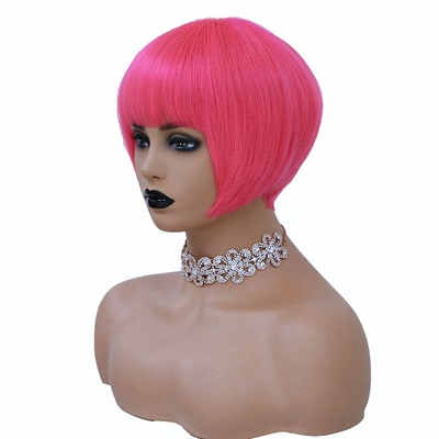 Wigs van kant 613 Blonde kleur Peruaanse korte bob Mensenhaar Wigs voor zwarte vrouwen