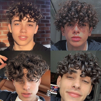 100% maagdelijke kuutiel Afro Toupee voor zwarte mannen