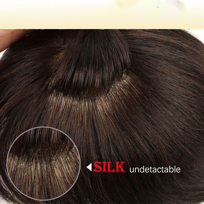 100% menselijk haar Volledige nagelhuid Ja.100% maagdelijke nagelhuid Gelijnd haar Natuurlijke Toupee voor mannen
