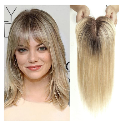 Zilk basis clip in topper 14 inch 150% dichtheid natuurlijk zwart/donkerbruin/moccabruin