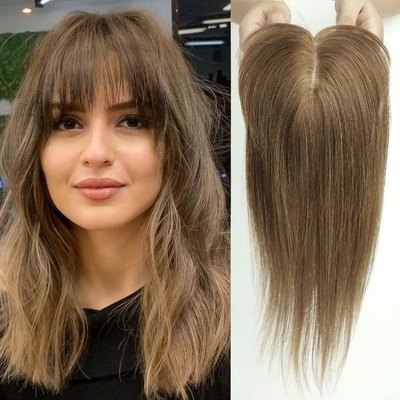 Zilk basis clip in topper 14 inch 150% dichtheid natuurlijk zwart/donkerbruin/moccabruin