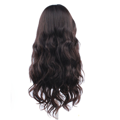 13*6 kant Frontaal Braziliaans Remy Haar Pre Plucked Full Hand Made Curly Silky Wave Wig