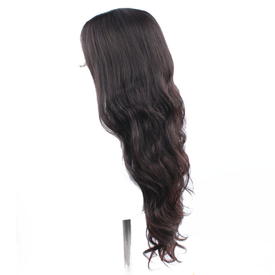 13*6 kant Frontaal Braziliaans Remy Haar Pre Plucked Full Hand Made Curly Silky Wave Wig