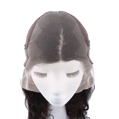 13*6 kant Frontaal Braziliaans Remy Haar Pre Plucked Full Hand Made Curly Silky Wave Wig