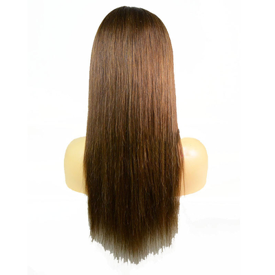 16-24 inch 613 blonde met de hand gebonden PU silicium medische pruiken voor blanke vrouwen 100% menselijk haar