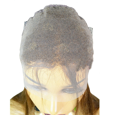 16-24 inch 613 blonde met de hand gebonden PU silicium medische pruiken voor blanke vrouwen 100% menselijk haar