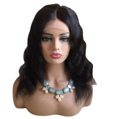 Natuurlijk Remy Haar HD Full Lace Braziliaanse Virgin Cuticle Aligned BOB Korte krullende pruiken