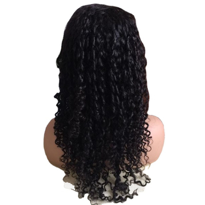 Natural Black Raw Virgin Remy Full Lace Hand gebonden pruiken met haar bangs Peruk verkopers