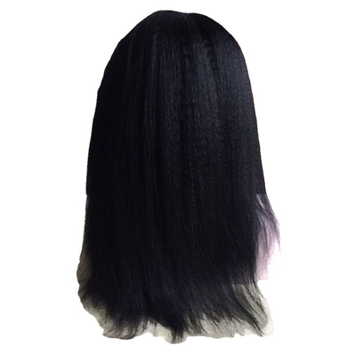 100% menselijk haar BSM kortingen 360 Full Lace Cuticle Aligned Italiaanse Yaki Straight Wig