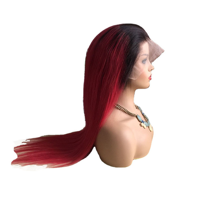 100% menselijk haar BSM kortingen 360 Full Lace Cuticle Aligned Italiaanse Yaki Straight Wig