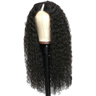 Deep Wave Raw Curly Human Hair Wigs voor zwarte vrouwen Kleine/Grote/Gemiddelde Grootte 8-32 inch