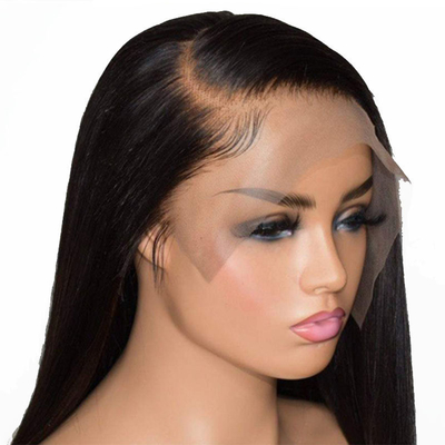 10-24 inch Braziliaanse krullend Remy Mensenhaar Volle kant Wig Hand gebonden Transparante Franse kant
