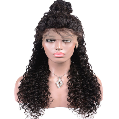 Water Wave Full Lace Mensenhaar Perukken voor Zwarte Vrouwen Lange Lengte HD 360 Lace Frontaal