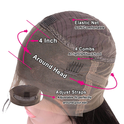 Water Wave Full Lace Mensenhaar Perukken voor Zwarte Vrouwen Lange Lengte HD 360 Lace Frontaal