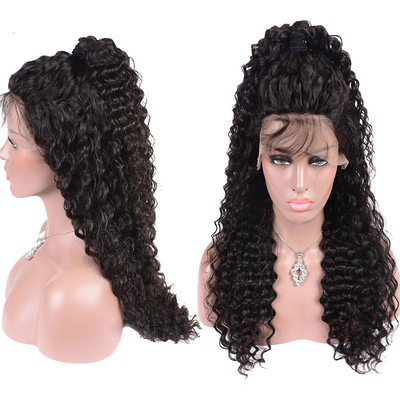 Raw Indian Hair HD kant Frontale pruiken 360 kant pruiken voor zwarte vrouwen 10A 12A Curly