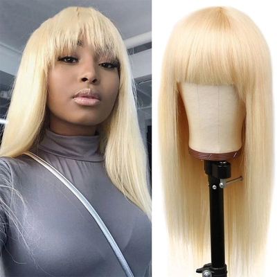 100% maagdelijk huidvlies uitgerekend menselijk haar 613 blonde pruik voor zwarte vrouwen