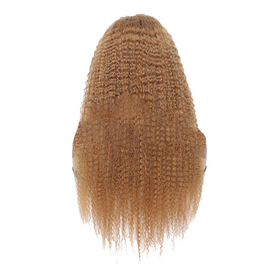 Echt menselijk haar Jerry Curly Halve pruik met hoofdband voor Afro meisjes kapsel 10-30 inch