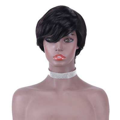 100% menselijk haar pruiken voor zwarte vrouwen korte Pixie Cut pruiken betaalbare prijzen Verkoop