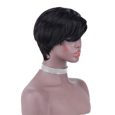 100% menselijk haar pruiken voor zwarte vrouwen korte Pixie Cut pruiken betaalbare prijzen Verkoop