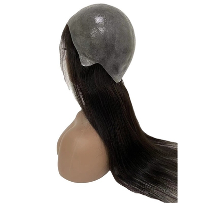 Braziliaans haar Full cuticle PU Full Thin Skin Natural Echt menselijk haar Peruken voor vrouwen