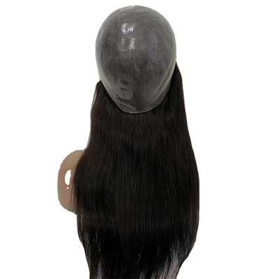 Braziliaans haar Full cuticle PU Full Thin Skin Natural Echt menselijk haar Peruken voor vrouwen