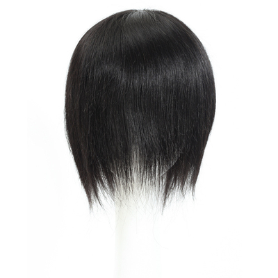 100% onbewerkt bruin maagdelijk Braziliaans Straight Natuurlijke Vrouw Mensenhaar Zilk Top Base Peruken