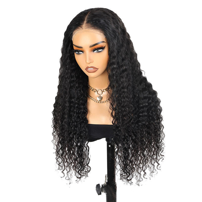 100% menselijk haar Full HD kant Bob pruiken Watergolf voor Braziliaans haar in donkerbruin