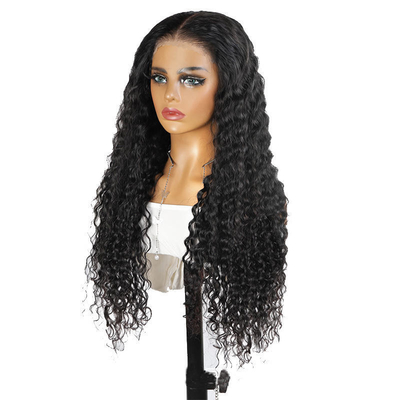 100% menselijk haar Full HD kant Bob pruiken Watergolf voor Braziliaans haar in donkerbruin