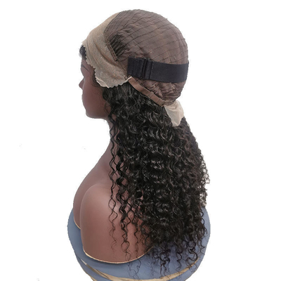 100% menselijk haar Full HD kant Bob pruiken Watergolf voor Braziliaans haar in donkerbruin