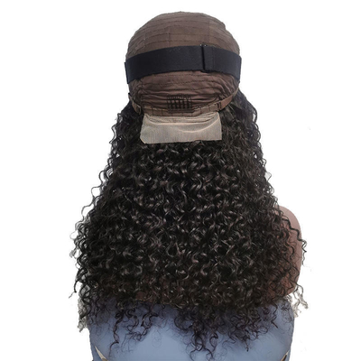 100% menselijk haar Full HD kant Bob pruiken Watergolf voor Braziliaans haar in donkerbruin