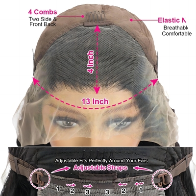 Yaki Bone Straight Lace Front Vietnamese Raw Vietnamese Mensenhaar Wig