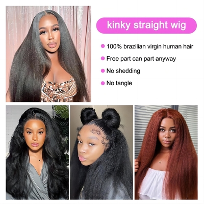 Yaki Bone Straight Lace Front Vietnamese Raw Vietnamese Mensenhaar Wig