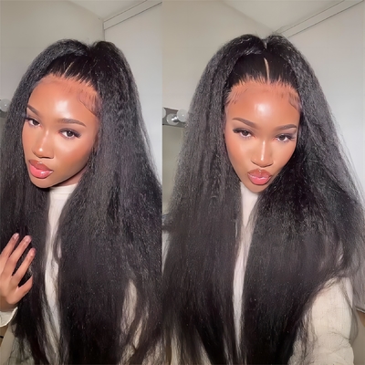 Yaki Bone Straight Lace Front Vietnamese Raw Vietnamese Mensenhaar Wig