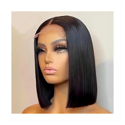 Braziliaans haar Korte Bob Transparante Bob pruiken Hd kant voor Mensenhaar pruiken 8-14 inch
