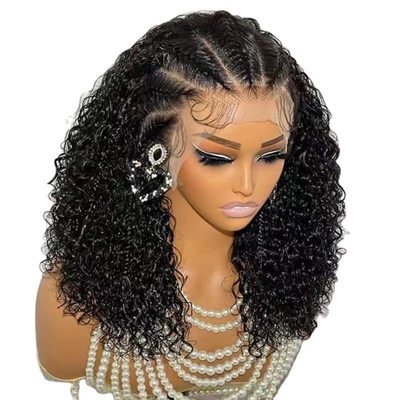 100% menselijk haar mengsel maagdelijke pruiken Remy Hair Grade Lace Front Peruken